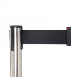 Nerezový sloupek, 8 cm flexi pás délky 3 m, kónická základna TENDILINEA STOP800